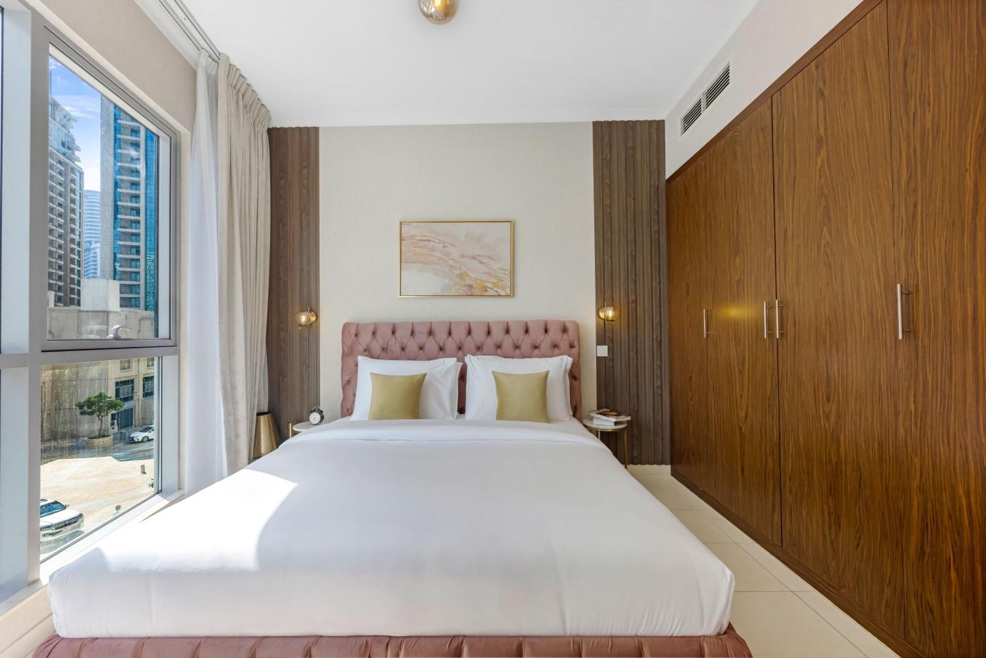 Durrani Homes - The Luxe 3br With Burj Khalifa And Fountain View - Third Without Partition شقة