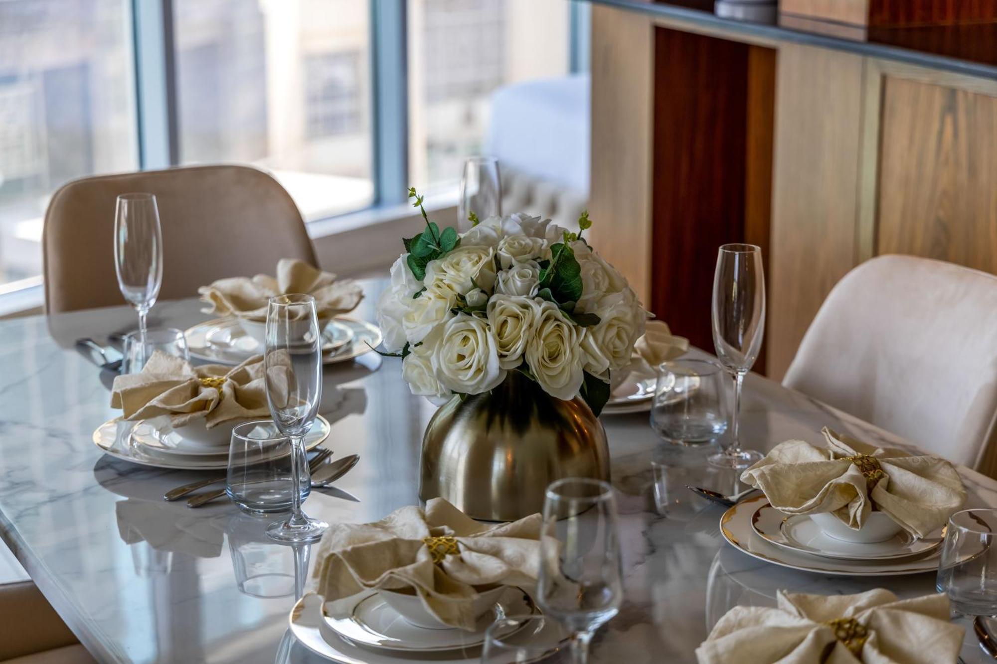 Durrani Homes - The Luxe 3br With Burj Khalifa And Fountain View - Third Without Partition Апартаменти Дубай