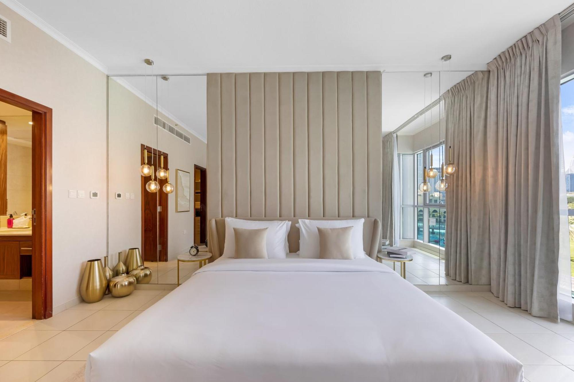 Durrani Homes - The Luxe 3br With Burj Khalifa And Fountain View - Third Without Partition * Дубай