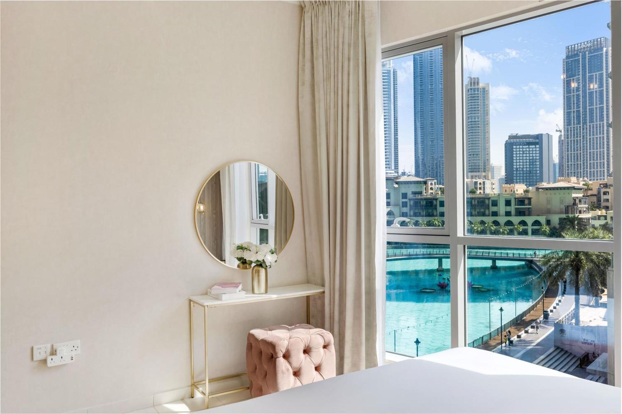 Апартаменти Durrani Homes - The Luxe 3br With Burj Khalifa And Fountain View - Third Without Partition *