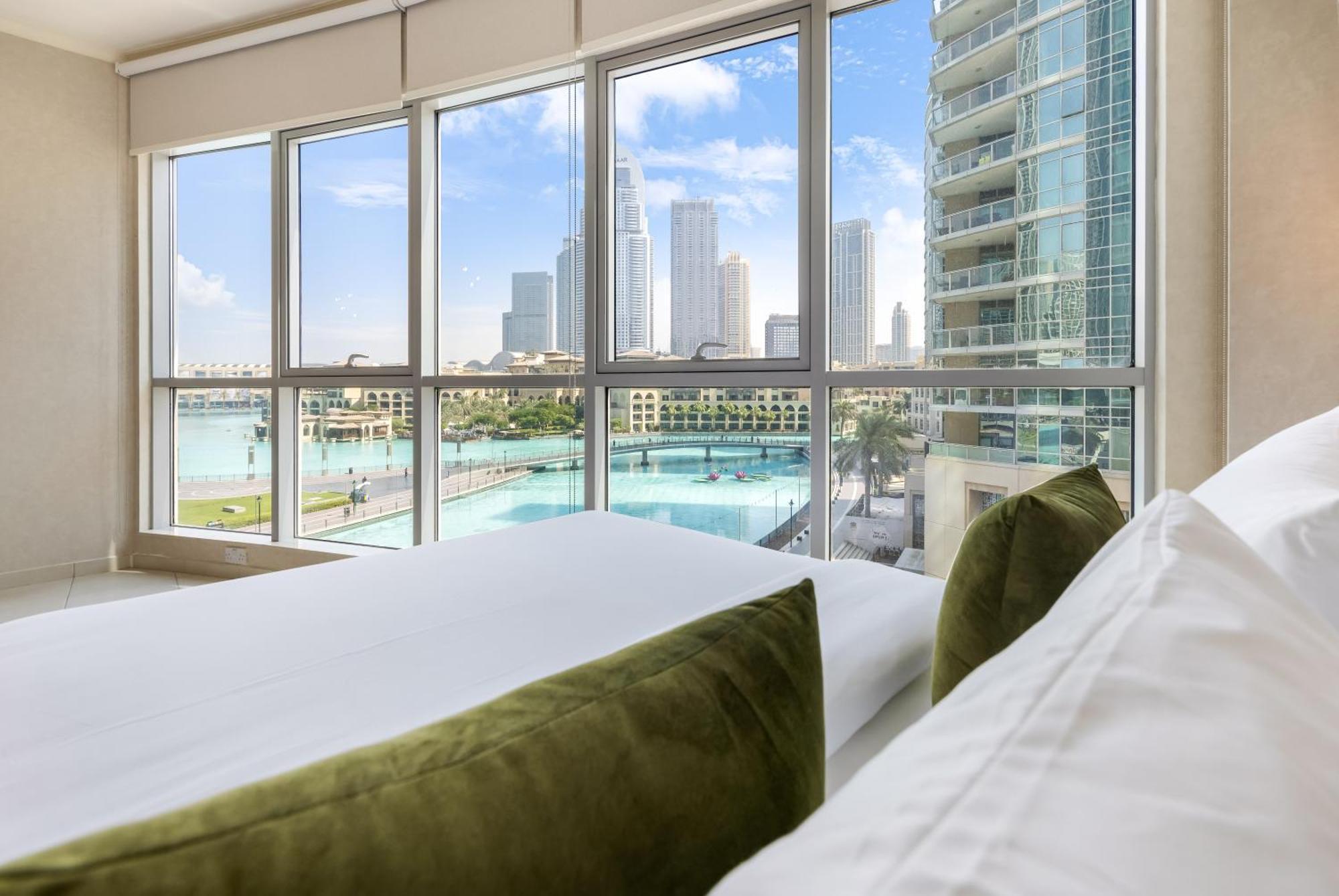 Апартаменти Durrani Homes - The Luxe 3br With Burj Khalifa And Fountain View - Third Without Partition *