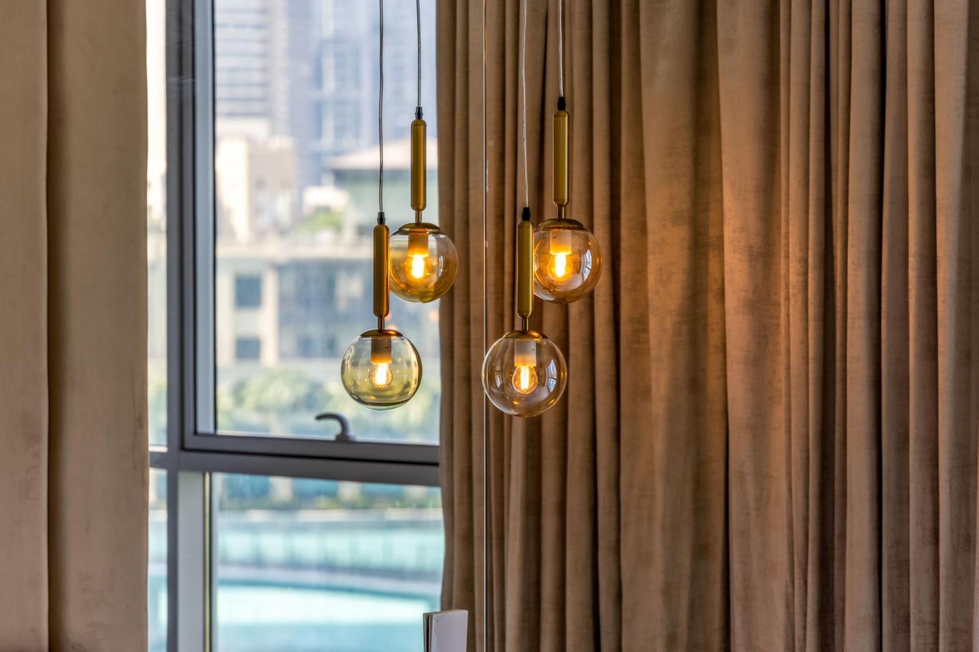 Апартаменти Durrani Homes - The Luxe 3br With Burj Khalifa And Fountain View - Third Without Partition Дубай