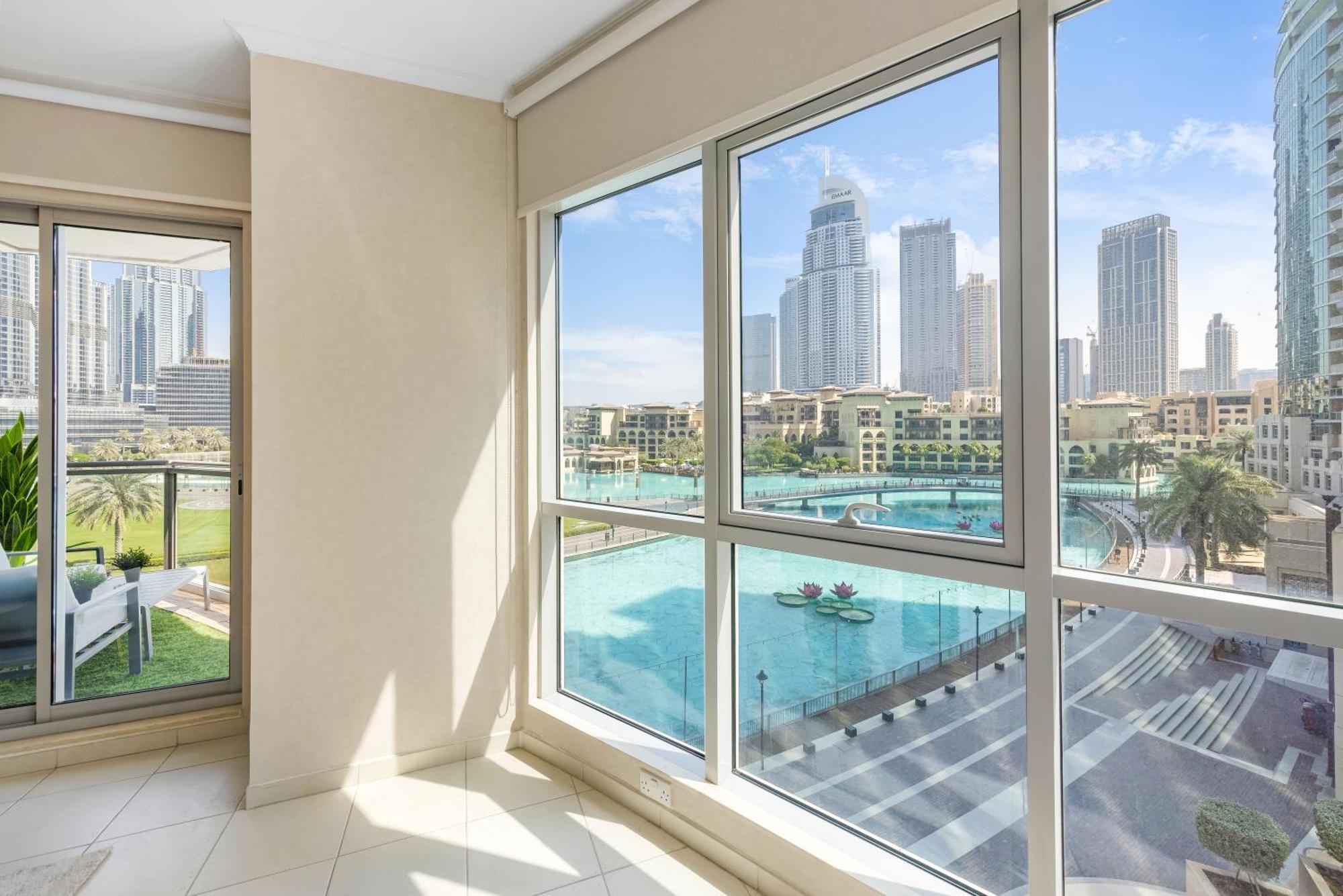 Durrani Homes - The Luxe 3br With Burj Khalifa And Fountain View - Third Without Partition Апартаменти